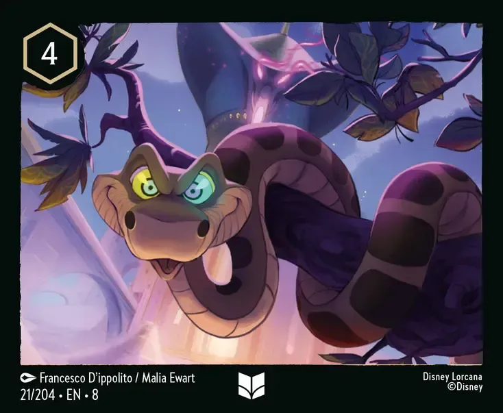 Kaa - Hypnotizing Python | Disney Lorcana Card