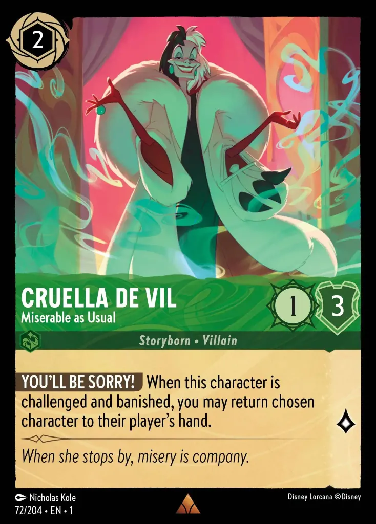 Cruella De Vil - Miserable As Usual