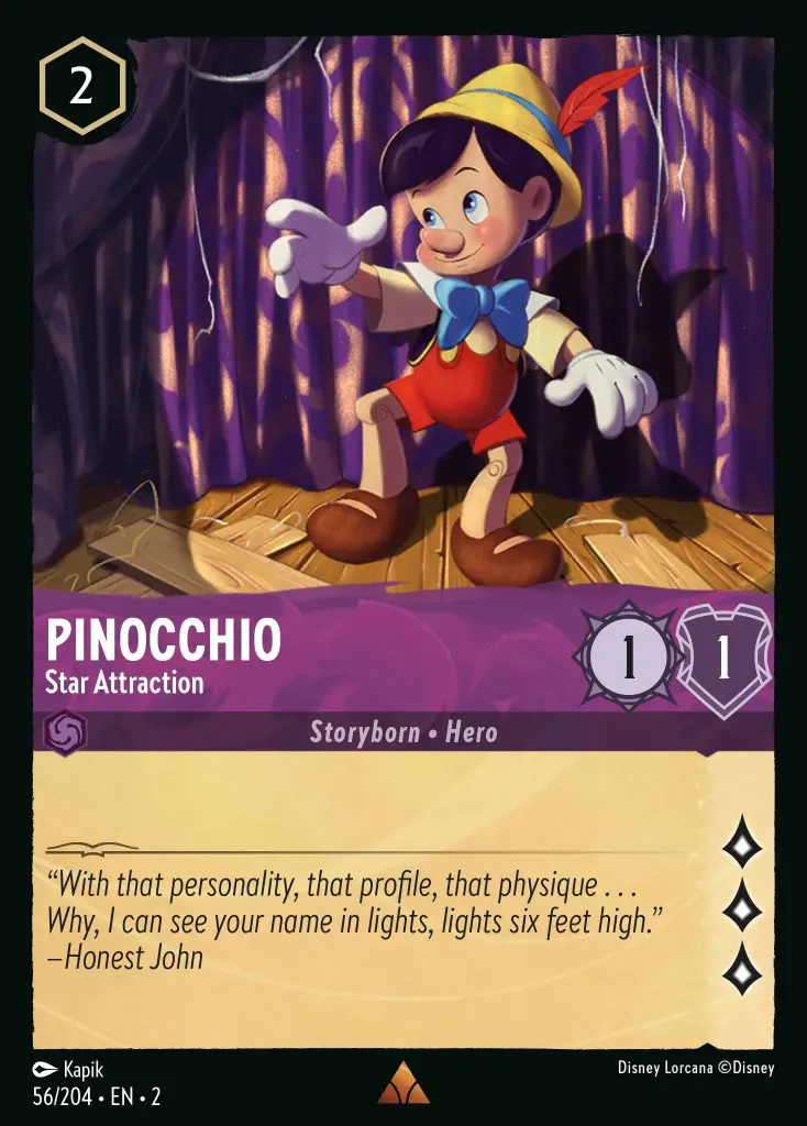 Pinocchio - Star Attraction: undefined