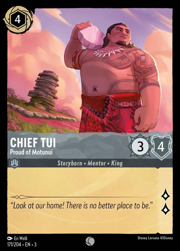 Chief Tui - Proud of Motunui: undefined