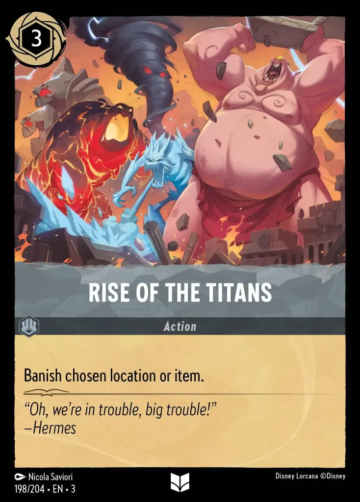 Rise of the Titans: Banish chosen location or item.