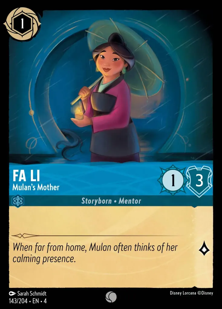 Fa Li - Mulan's Mother: undefined
