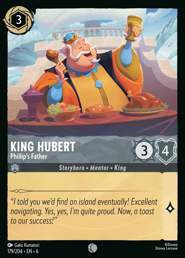 King Hubert - Phillip's Father: undefined