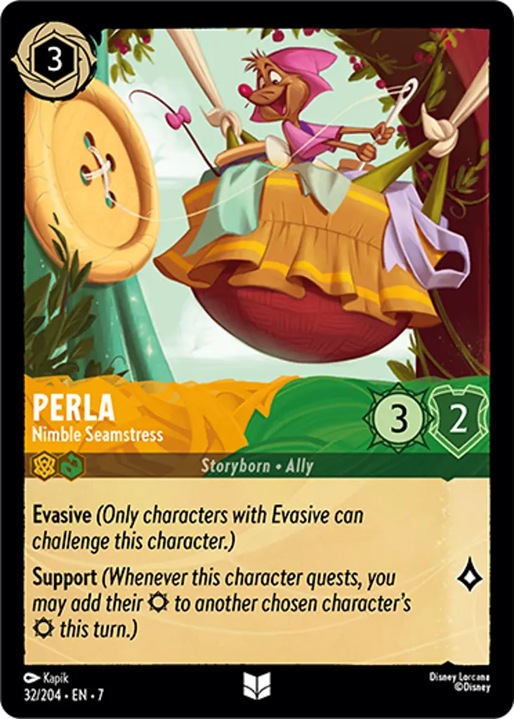 Perla - Nimble Seamstress: Evasive
Support 