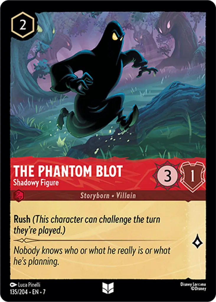 The Phantom Blot - Shadowy Figure: Rush