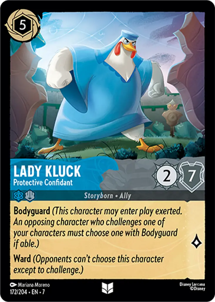 Lady Kluck - Protective Confidant: Bodyguard
Ward