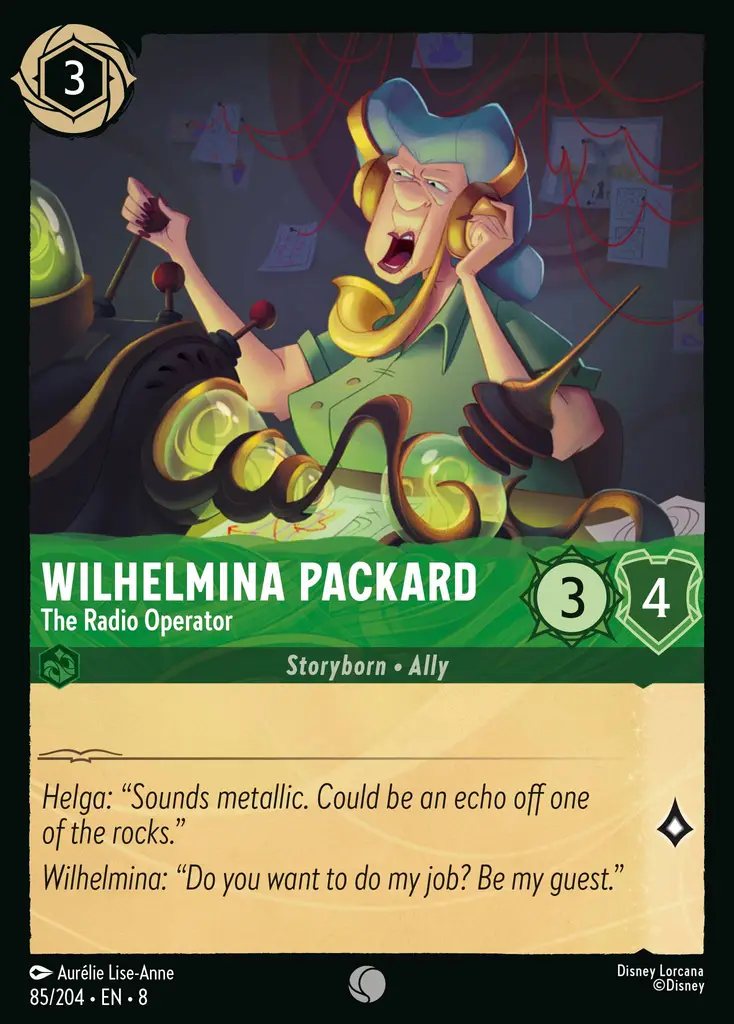 Wilhelmina Packard - Radio Operator