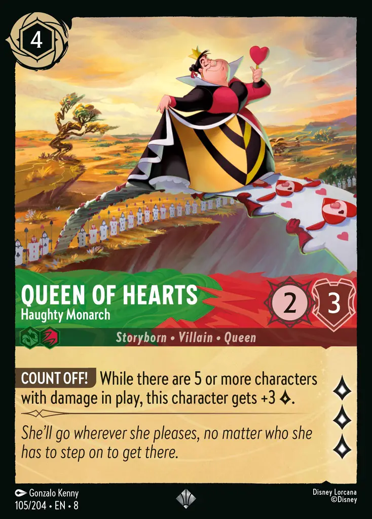 Queen Of Hearts - Haughty Monarch