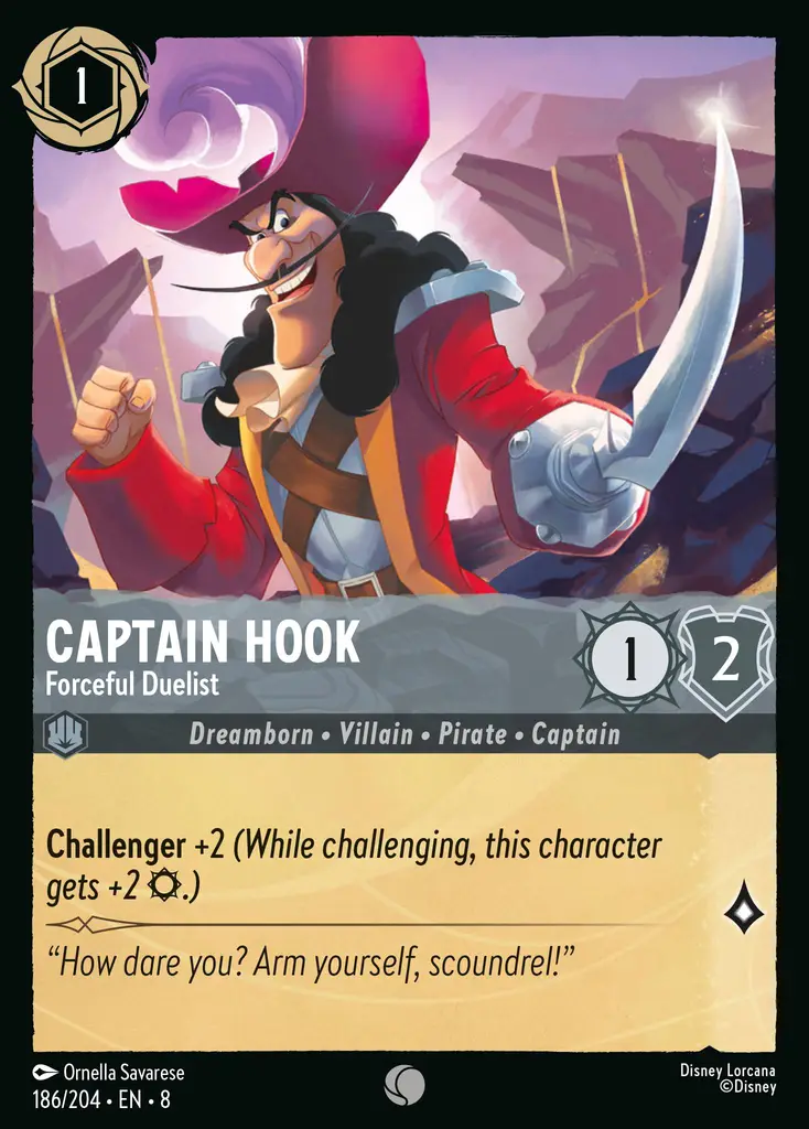 Captain Hook - Forceful Duelist: Challenger +2